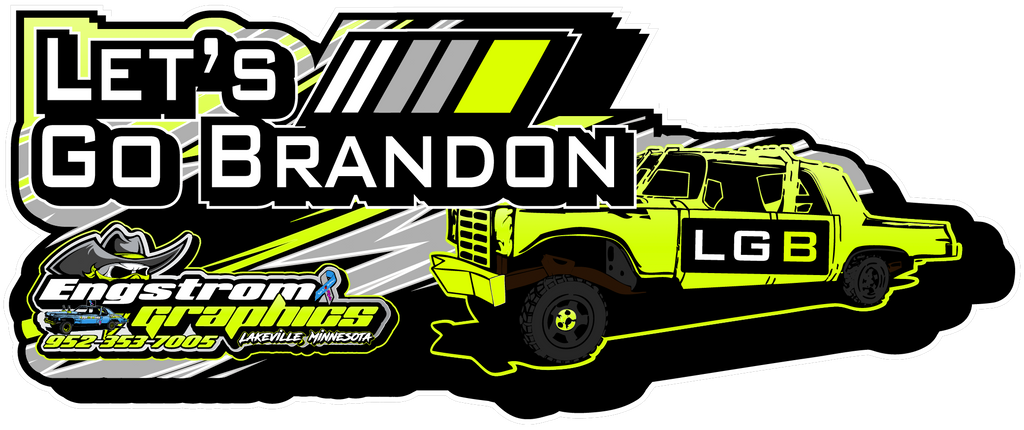 Let's Go Brandon - Imperial Door Wraps – Engstrom Graphics Let's Go Brandon - Imperial Door Wraps – Engstrom Graphics