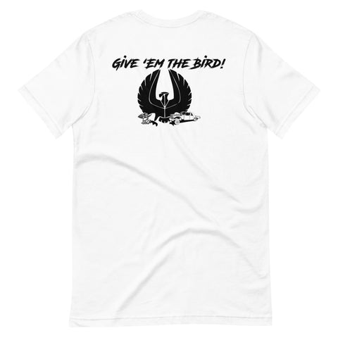 Give 'Em the Bird - Imperial T-Shirt White